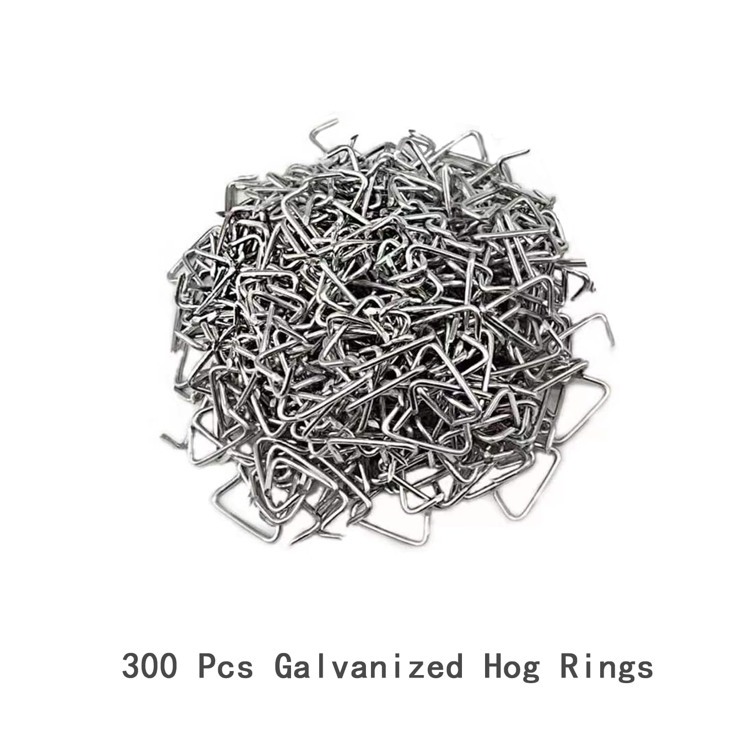 DAYSLIVES Hog Ring Pliers Straight with 300 Galvanized Hog